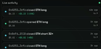 Live activity feed: each Caller and trader position posted on-chain with realized P&L